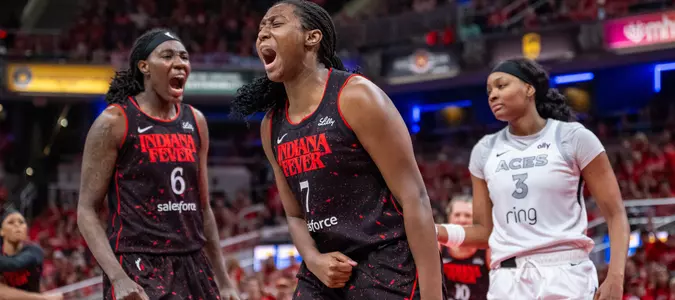 Aliyah Boston, Kelsey Mitchell lead Fever past Aces 90-83 to even series and set up decisive Game 5