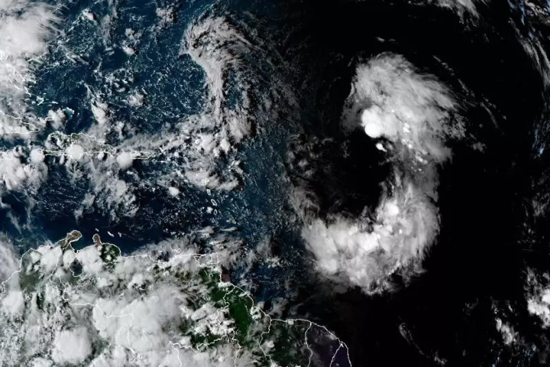 Tropical Storm Gabrielle forms in open Atlantic
