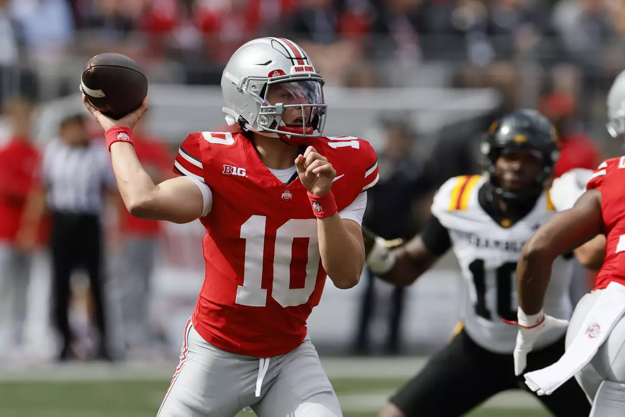 Julian Sayin passes first 2 tests as the quarterback for top-ranked Ohio State