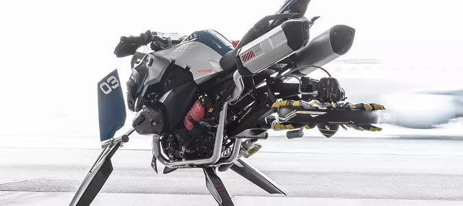 BMW Designed a Life-Sized Flying Motorcycle
