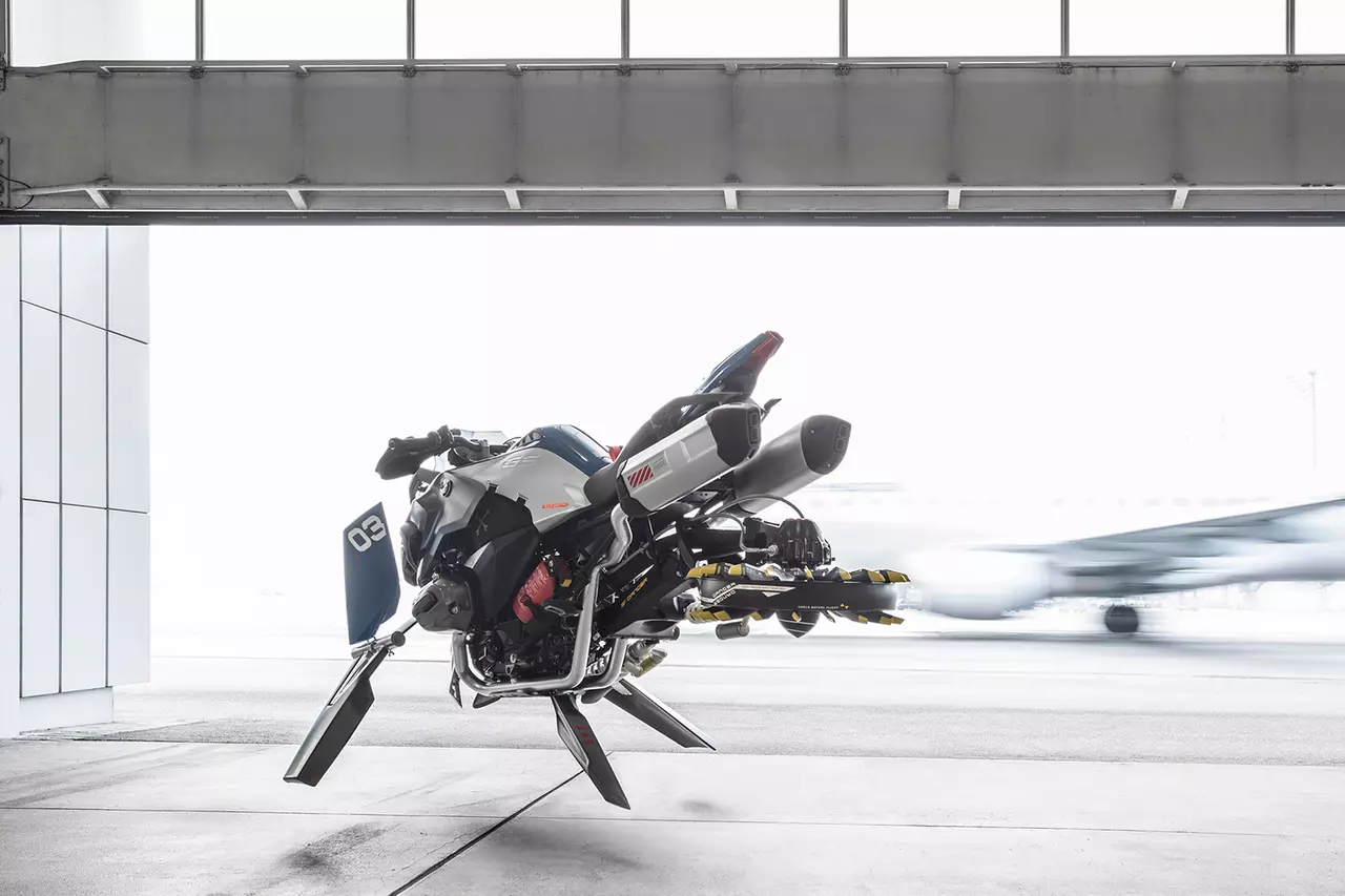 BMW Designed a Life-Sized Flying Motorcycle