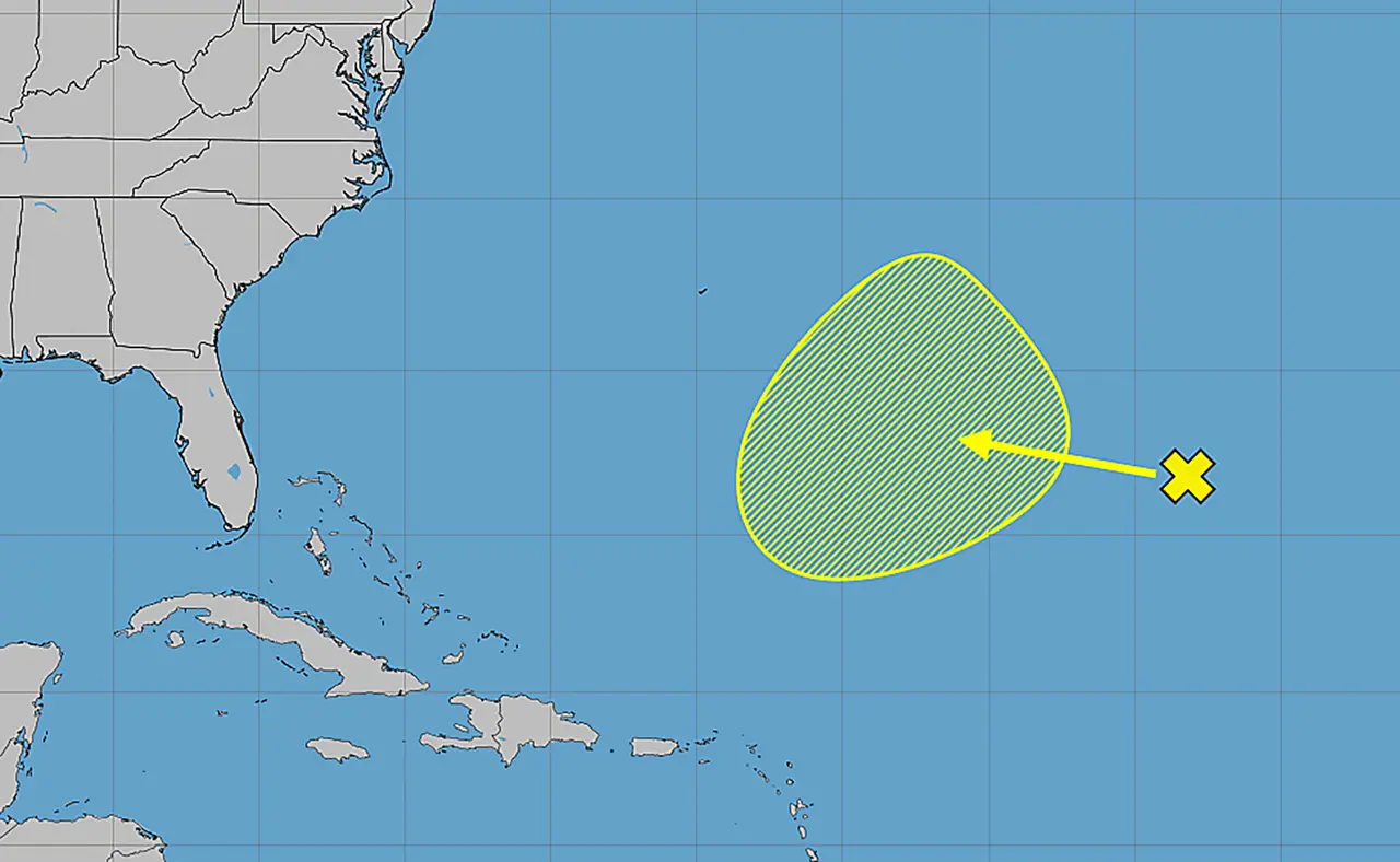 Hurricane center says Atlantic system could become tropical depression