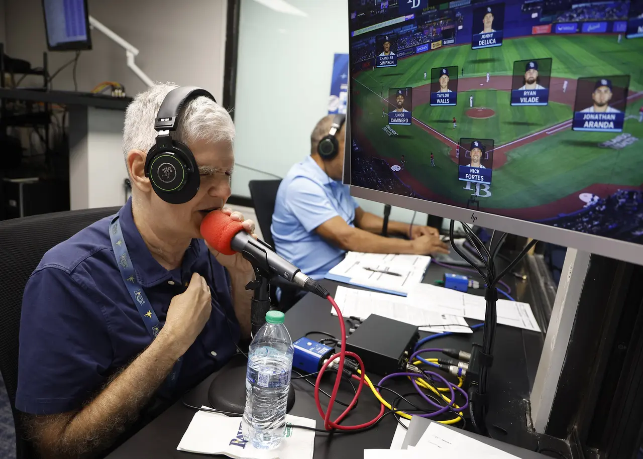 He’s blind, and he’s called Rays baseball on the radio for 3 decades