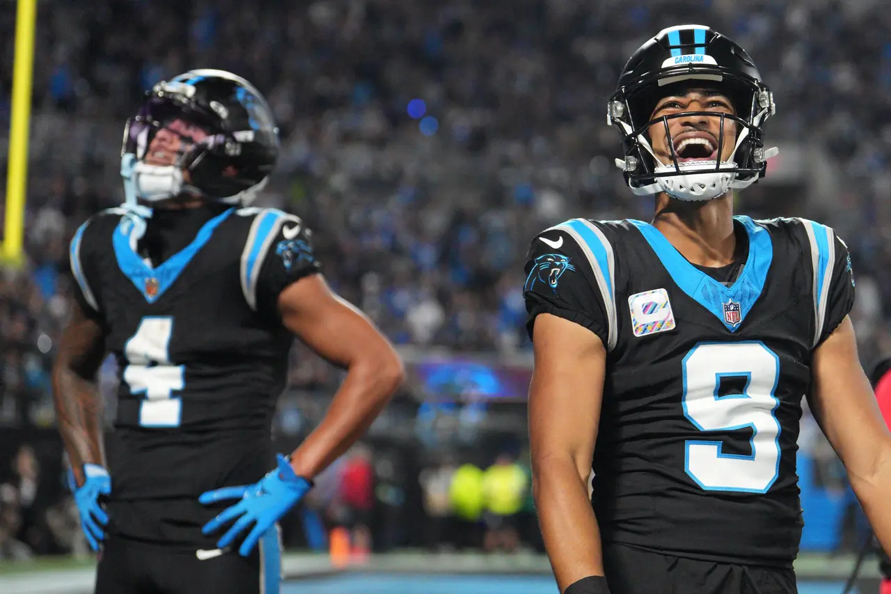 Bryce Young and Tetairoa McMillan connect for 2 TDs to lead Panthers past Lions 32-26