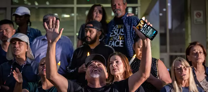 Amid quiet mourning, some are calling Charlie Kirk a 'martyr' and want vengeance