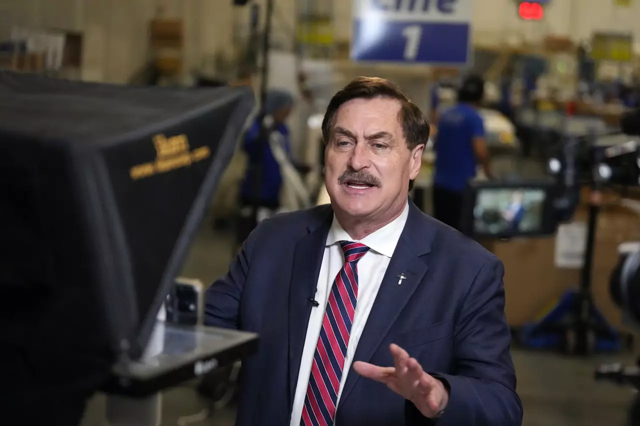 MyPillow's Mike Lindell is served legal papers while speaking at CPAC