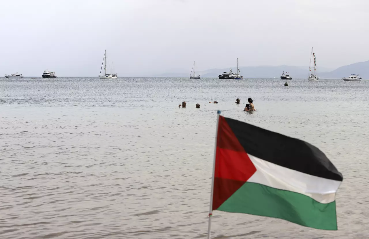 An activist flotilla on a mission to Gaza says it was attacked again in Tunisia