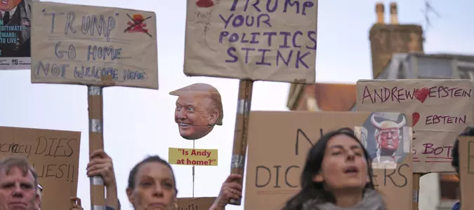 Trump's second state visit to UK meets with protests and arrests