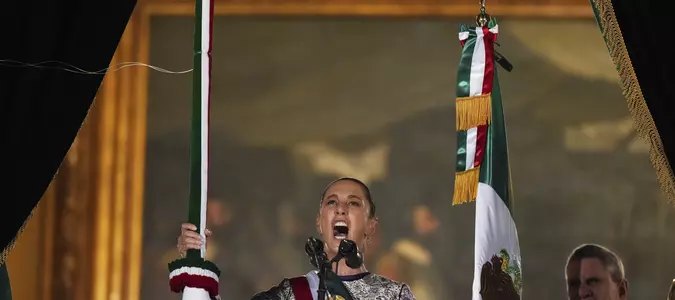 A female president leads Mexican Independence celebrations for the first time