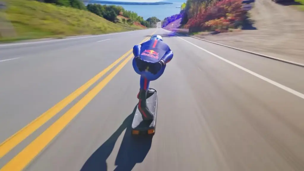 Skateboarder reaches record-breaking speed of 94.34 mph