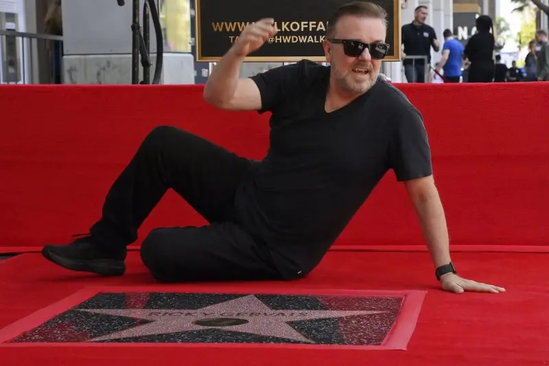 Ricky Gervais, 'Alley Cats' pals celebrate 25 years of 'The Office'