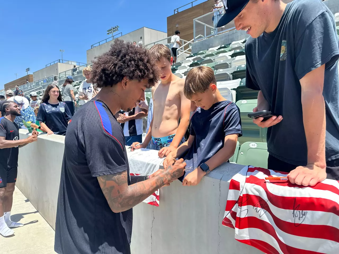 US team settles into World Cup training base with optimism and gratitude for fan support