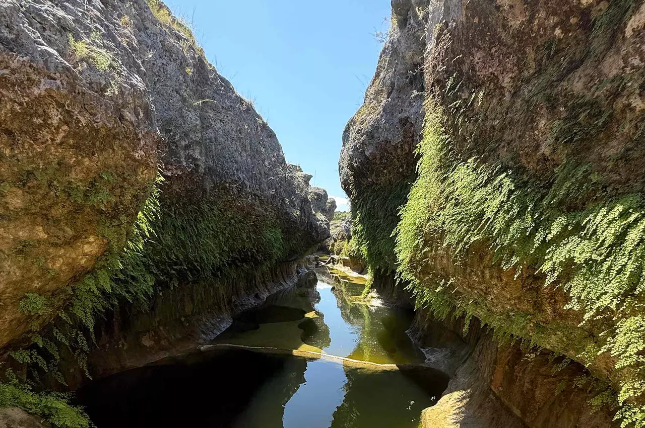 This Is One of the Best Swimming Holes in Texas—but You'll Have to 14 Miles Through a Riverbed to Get to It