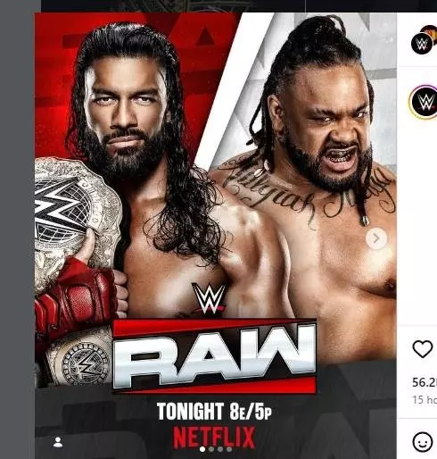 WWE 'Raw': Jacob Fatu challenges Roman Reigns to Tribal Combat