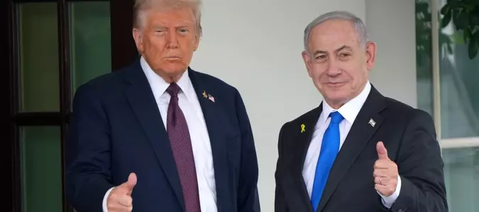 Trump meets with Netanyahu at the White House