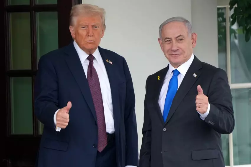 Trump meets with Netanyahu at the White House