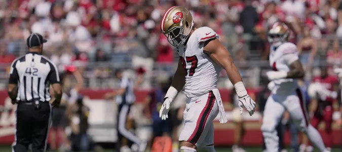 49ers star defensive end Nick Bosa is out for the season with a torn ACL, AP source says