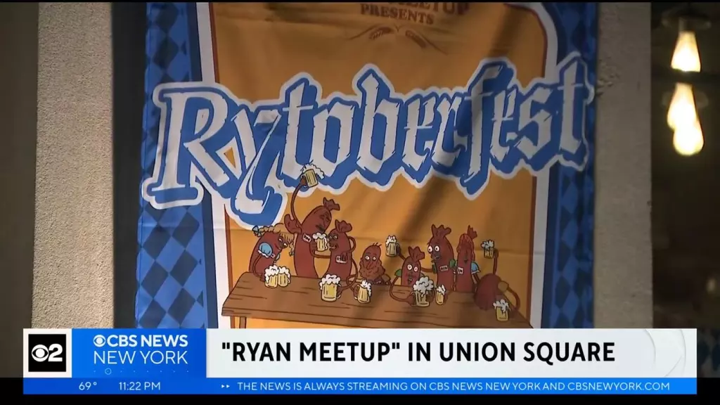 Hundreds of people named Ryan gather for 'Rytoberfest' in New York