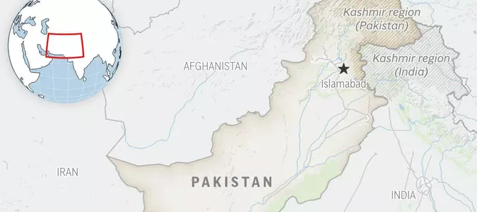 Pakistani army says clashes near the Afghan border killed 19 soldiers and 45 militants