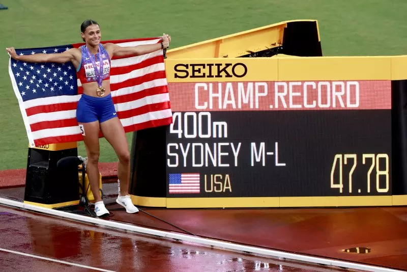 Sydney McLaughlin-Levrone runs fastest 400M in 40 years for world gold