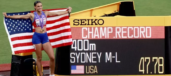 Sydney McLaughlin-Levrone runs fastest 400M in 40 years for world gold
