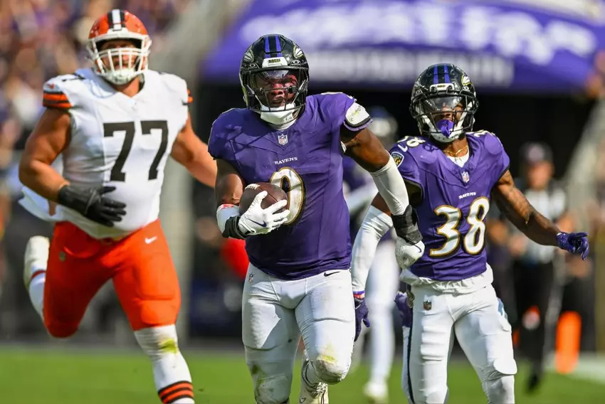 NFL: Baltimore Ravens defeat Cleveland Browns