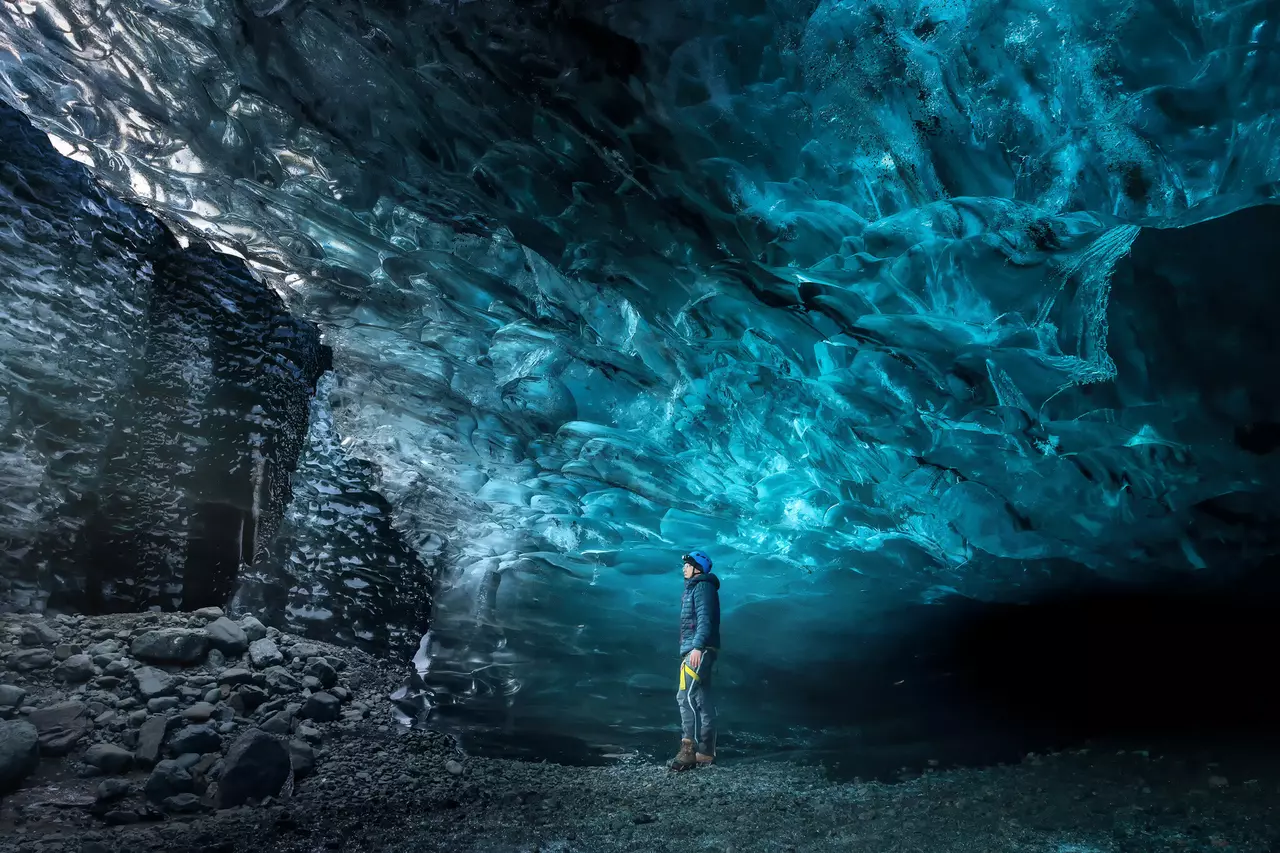 The Beauty of Icelandic Caves