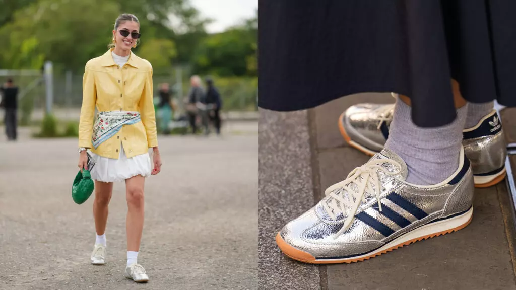 Silver Linings: The Best Metallic Sneakers To Shop Right Now