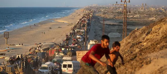 Gaza City mostly empty amid Israeli offensive against Hamas