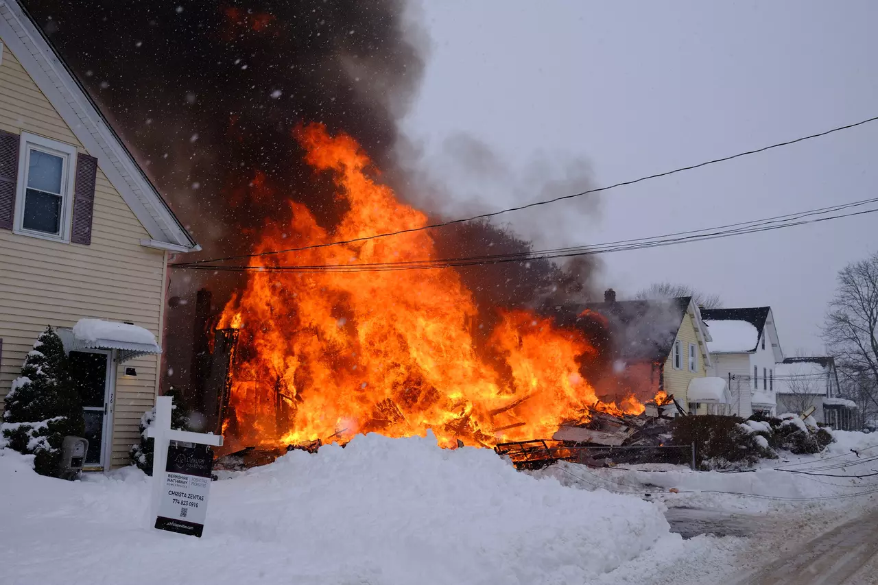 Massachusetts mother rescues toddler during Taunton house explosion, fire chief says