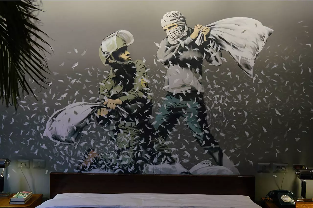 Banksy's "Walled-Off Hotel"