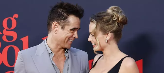 Farrell, Robbie attend premiere for 'A Big Bold Beautiful Journey'