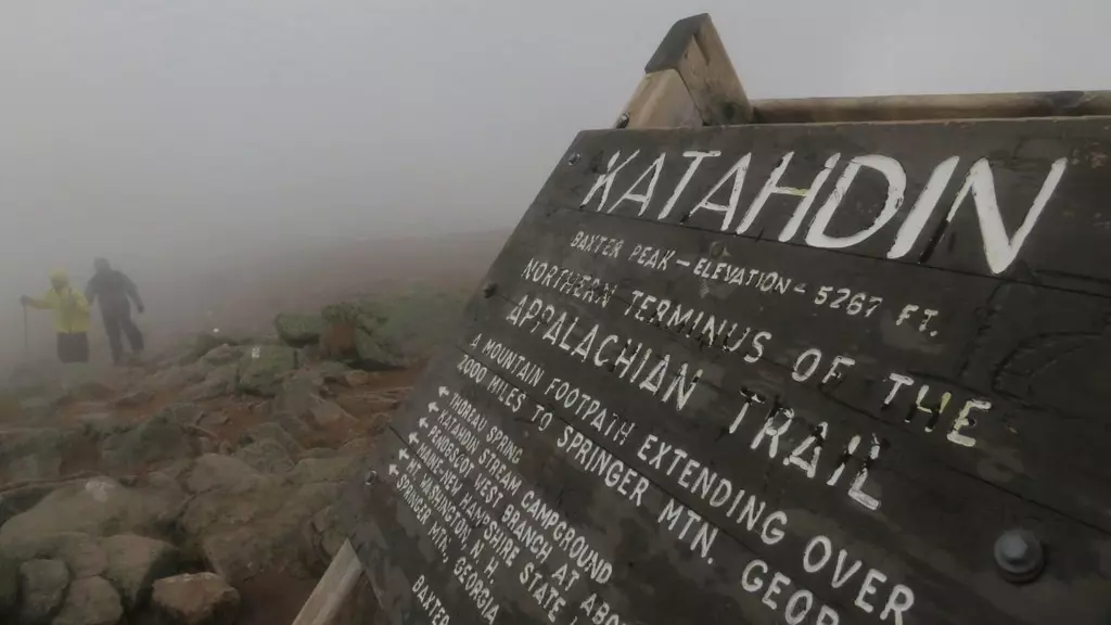 Who Vandalized Katahdin’s Iconic Sign? Rangers Search for Hikers Who Carved Initials Into Terminus.