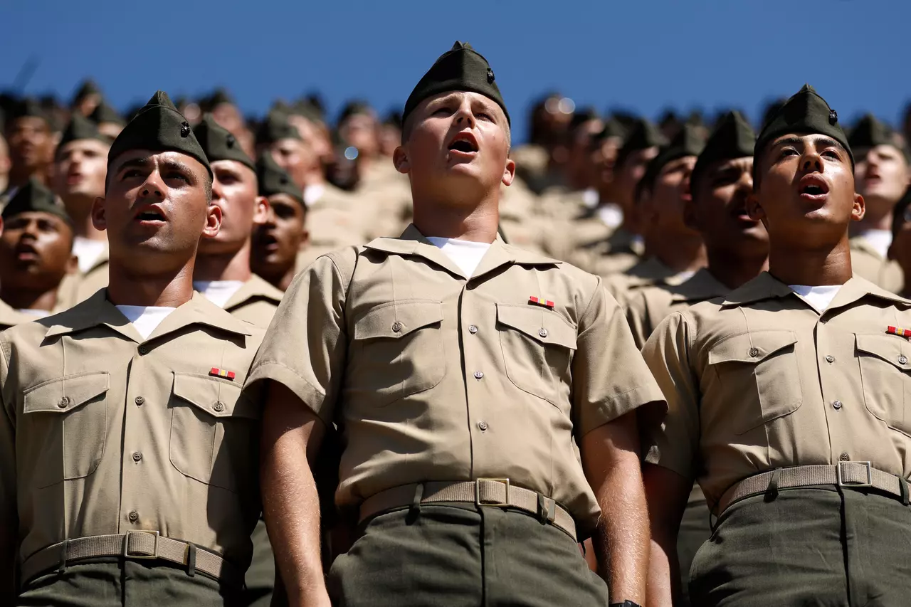 Marines say they hit recruiting goals and point to 'unapologetic' standards