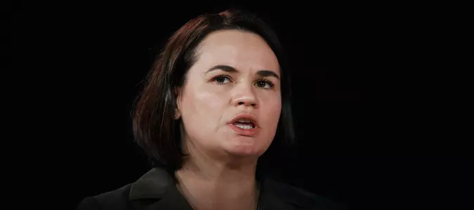 Leader of Belarus opposition warns Trump: Beware of her nation's president