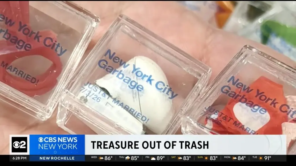 Artist sells out of trash collected from Taylor Swift's wedding