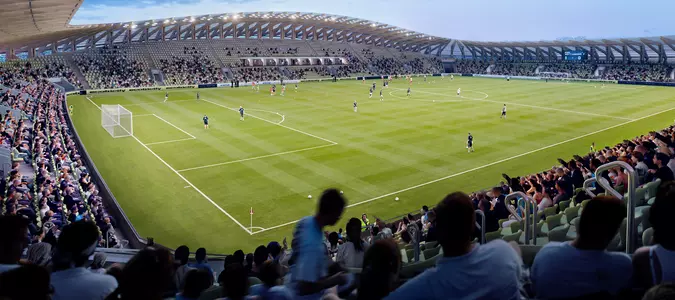 The World's First Wooden Soccer Stadium