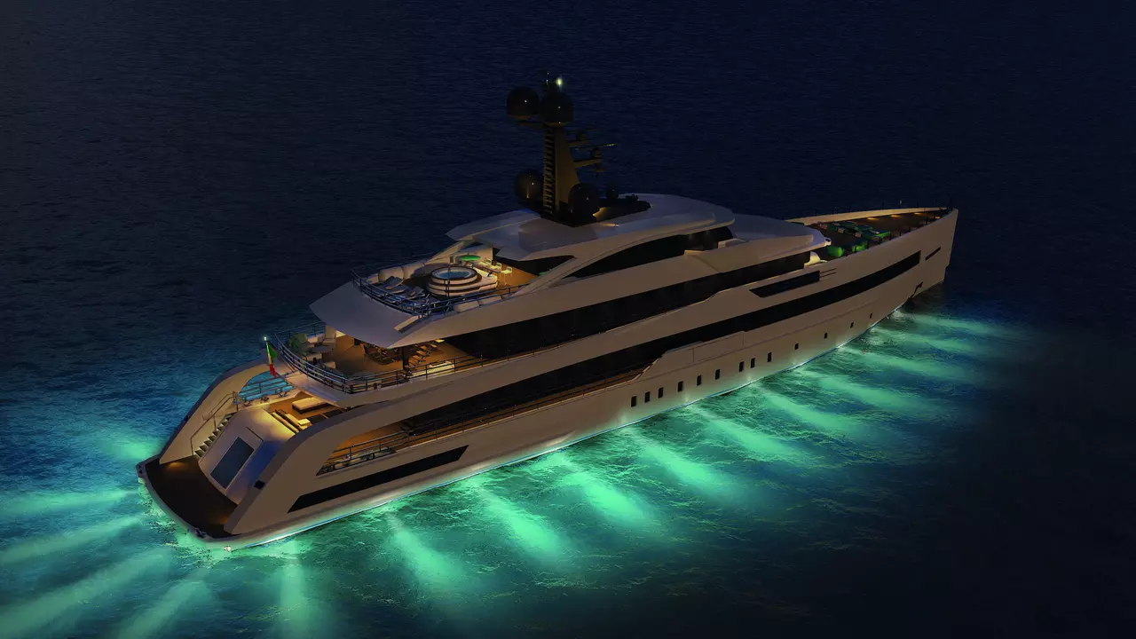 A Luxurious, Contemporary Superyacht
