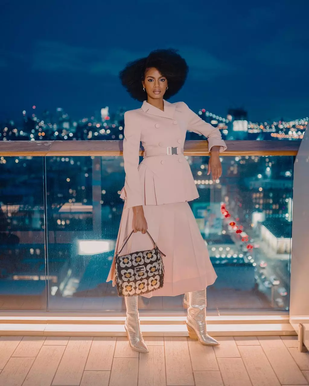 Ebonee Davis' Electric Glamour