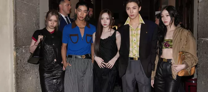 Dario Vitale debuts as Versace creative director in 'intimate' event with VIPs and sex-charged looks
