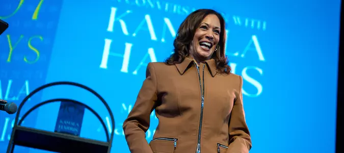 Harris faces protesters, condemns Israel's war in Gaza on first night of book tour