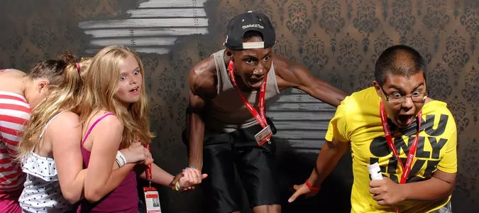 Haunted House Reactions Caught on Camera
