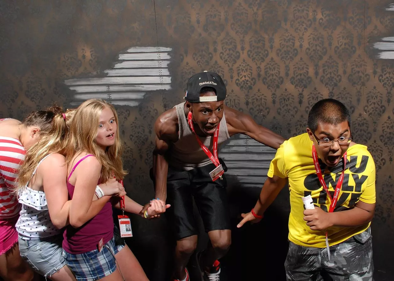 Haunted House Reactions Caught on Camera