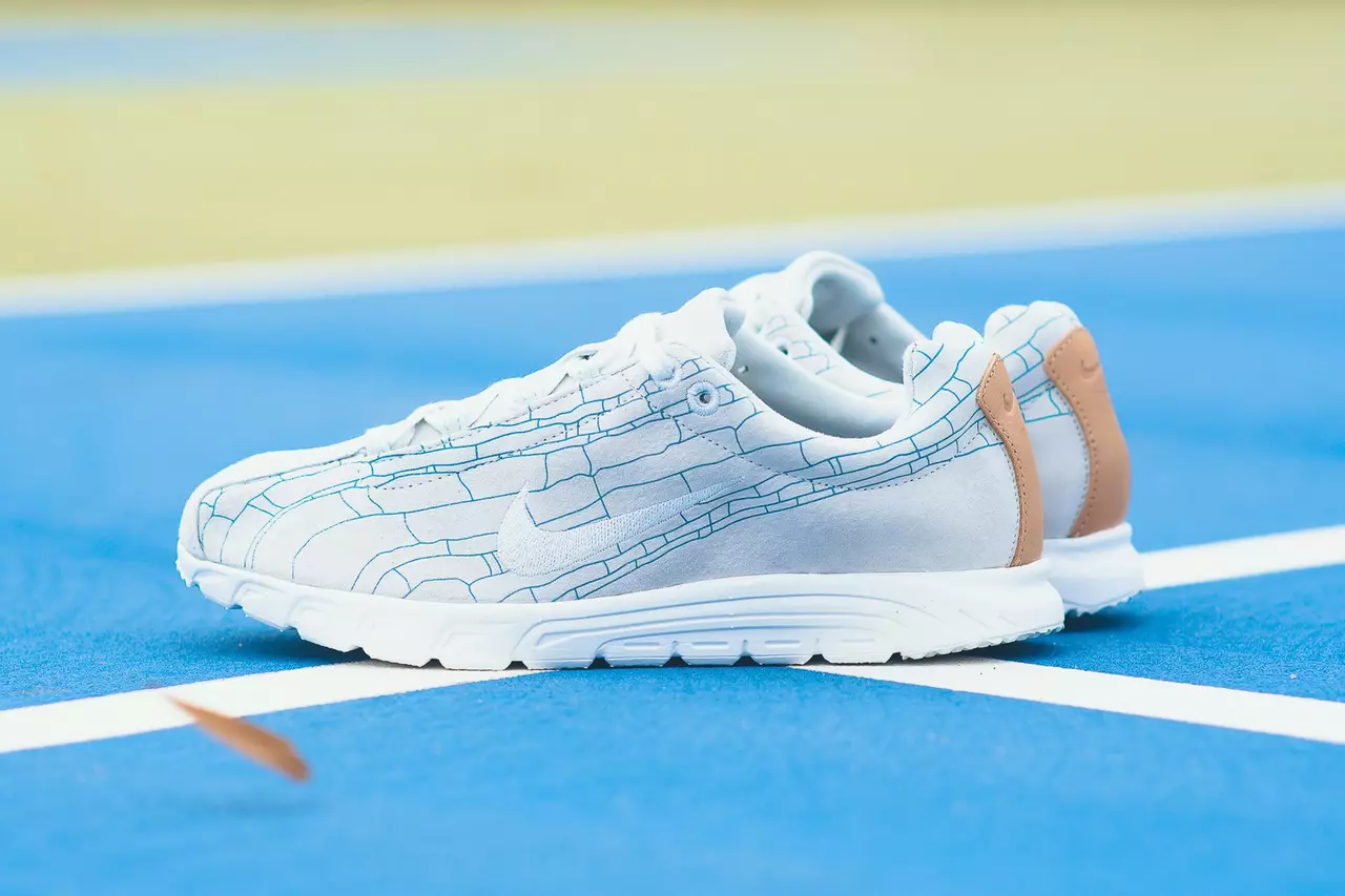 The Nike Mayfly Leather Premium Suede and Vanchetta Tan