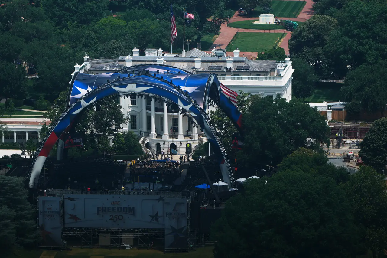 Judge rules Trump can stage UFC fights on White House's South Lawn this weekend