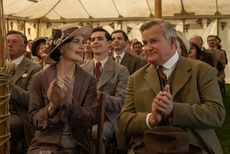 Hugh Bonneville, Allen Leech mark end of an era at 'Downton'