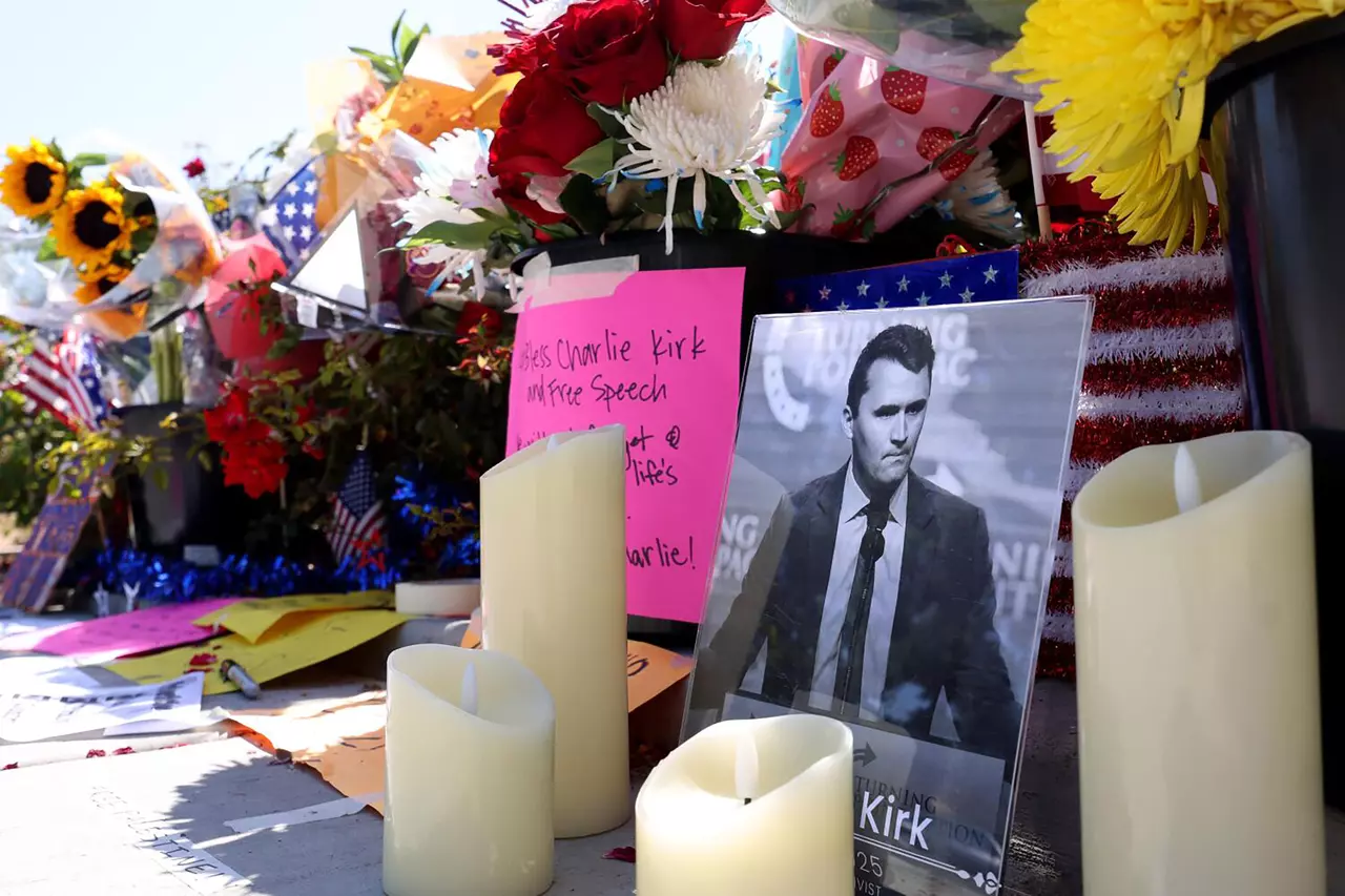 Students say Southern California teacher took down Kirk memorial. Officials are investigating