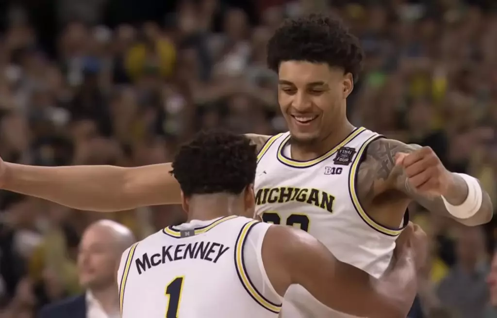 Michigan muscles past UConn for second NCAA men's basketball crown