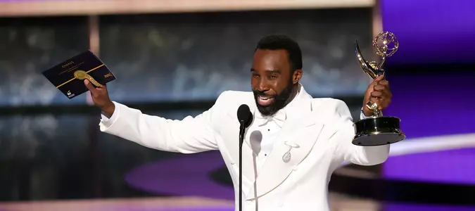Tramell Tillman is first Black actor to win an Emmy for supporting actor in a drama