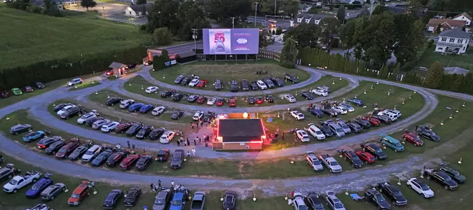 How romance and a road trip led to the purchase of the world's oldest drive-in theater